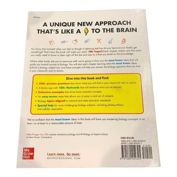 Must Know High School Biology by Cox, Kellie Ploeger (Paperback) - Picture 2 of 11